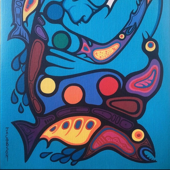 Mark Anthony Jacobson Native Art print Limited Edition - Picture 1 of 3